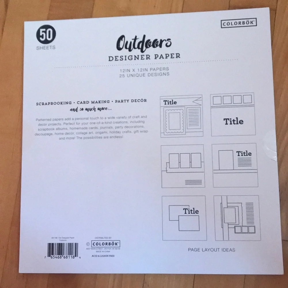 Colorbok Paper Crafts, 12-x-12, Multicolor